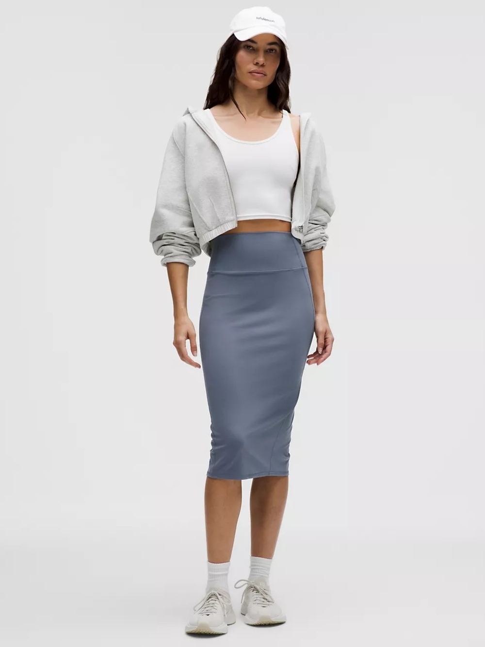 LULULEMON Nulu Slim-Fit High-Rise Midi Skirt